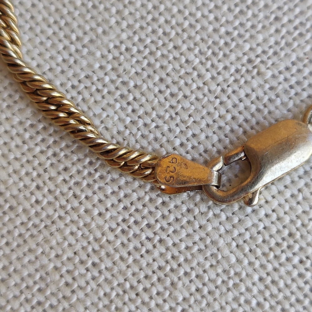 Vermeil Sterling Italy Bracelet - Picture 5 of 6